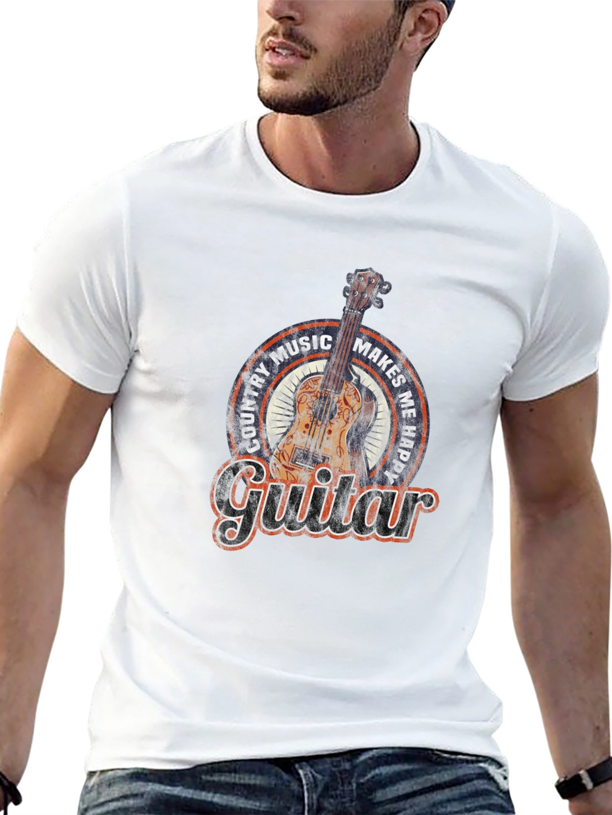Country Music Guitar T-Shirt