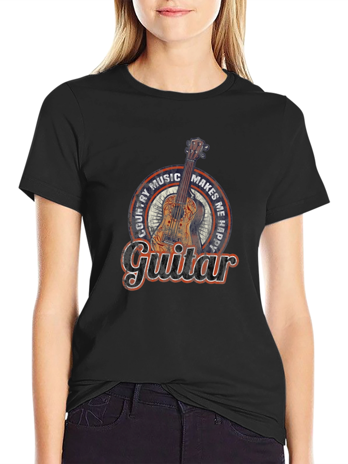 Country Music Guitar T-Shirt