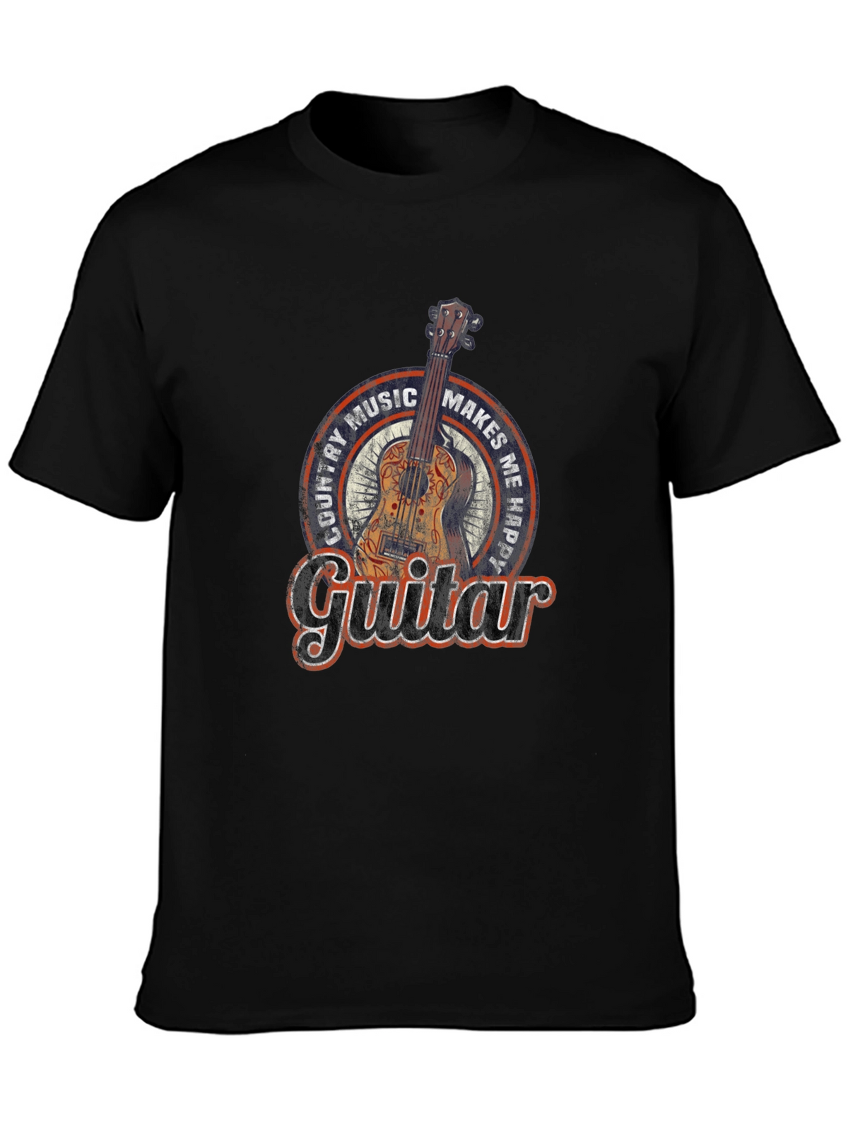 Country Music Guitar T-Shirt