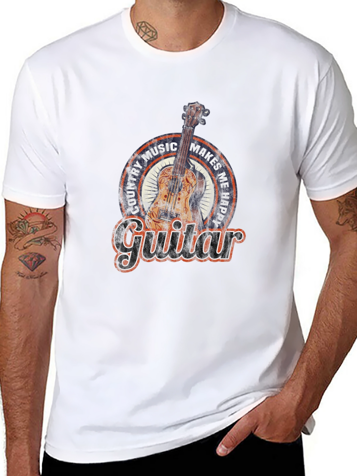 Country Music Guitar T-Shirt