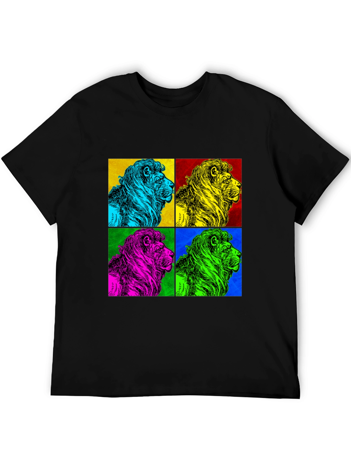 Pop Art Lion Graphic Tee