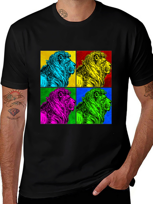 Pop Art Lion Graphic Tee