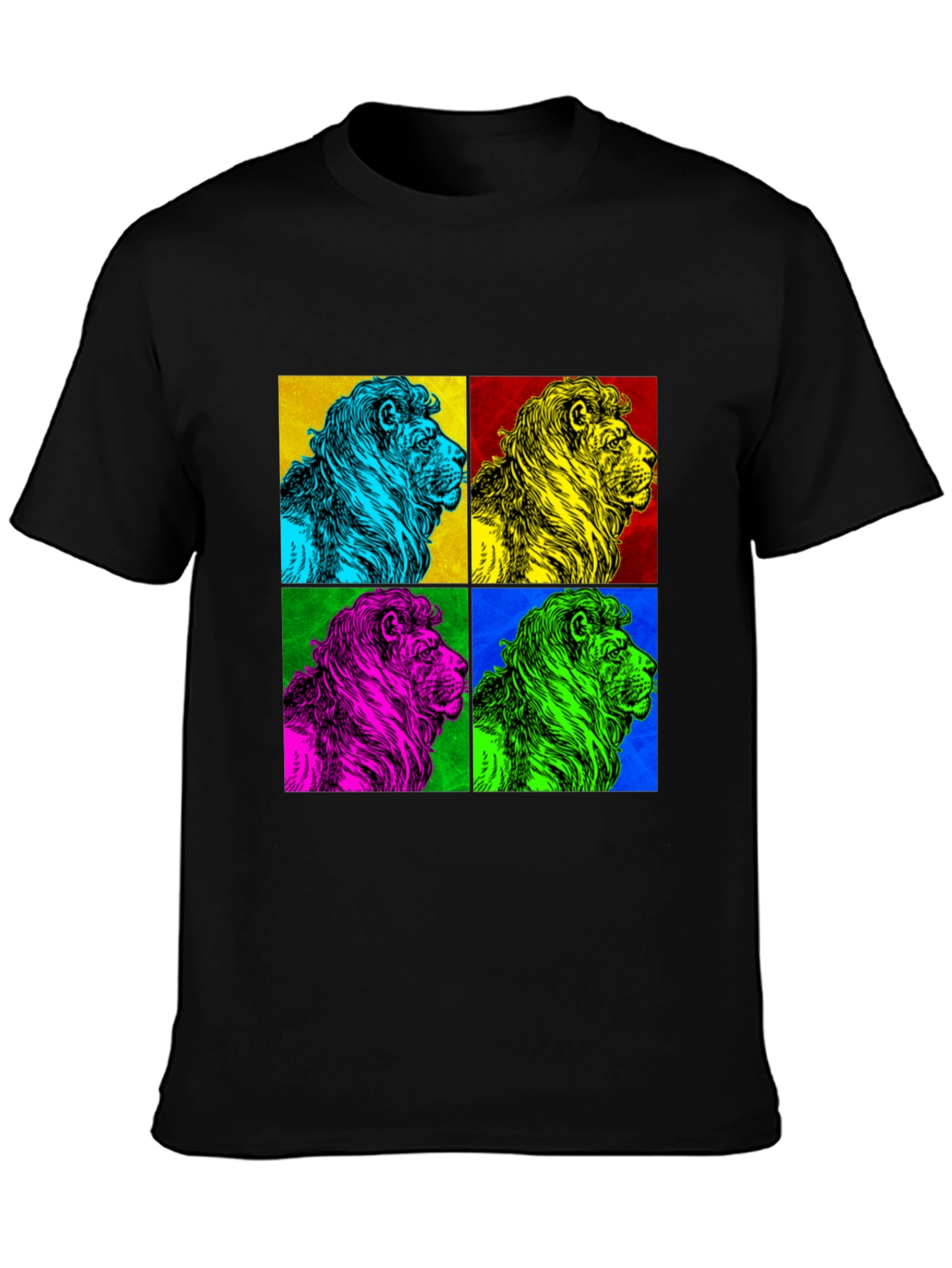 Pop Art Lion Graphic Tee