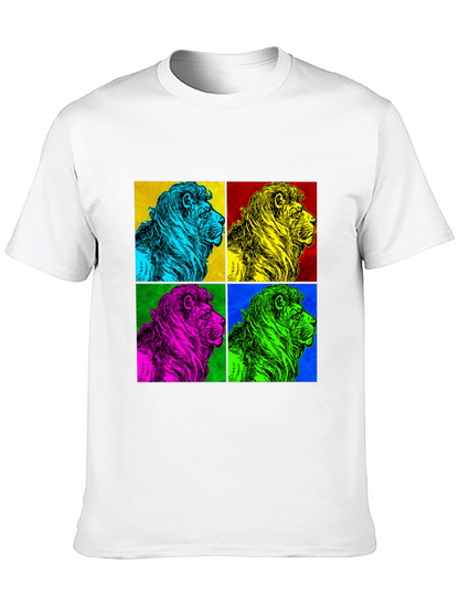 Pop Art Lion Graphic Tee