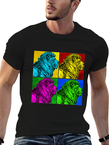 Pop Art Lion Graphic Tee