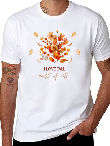 Fall Flowers Graphic T-Shirt