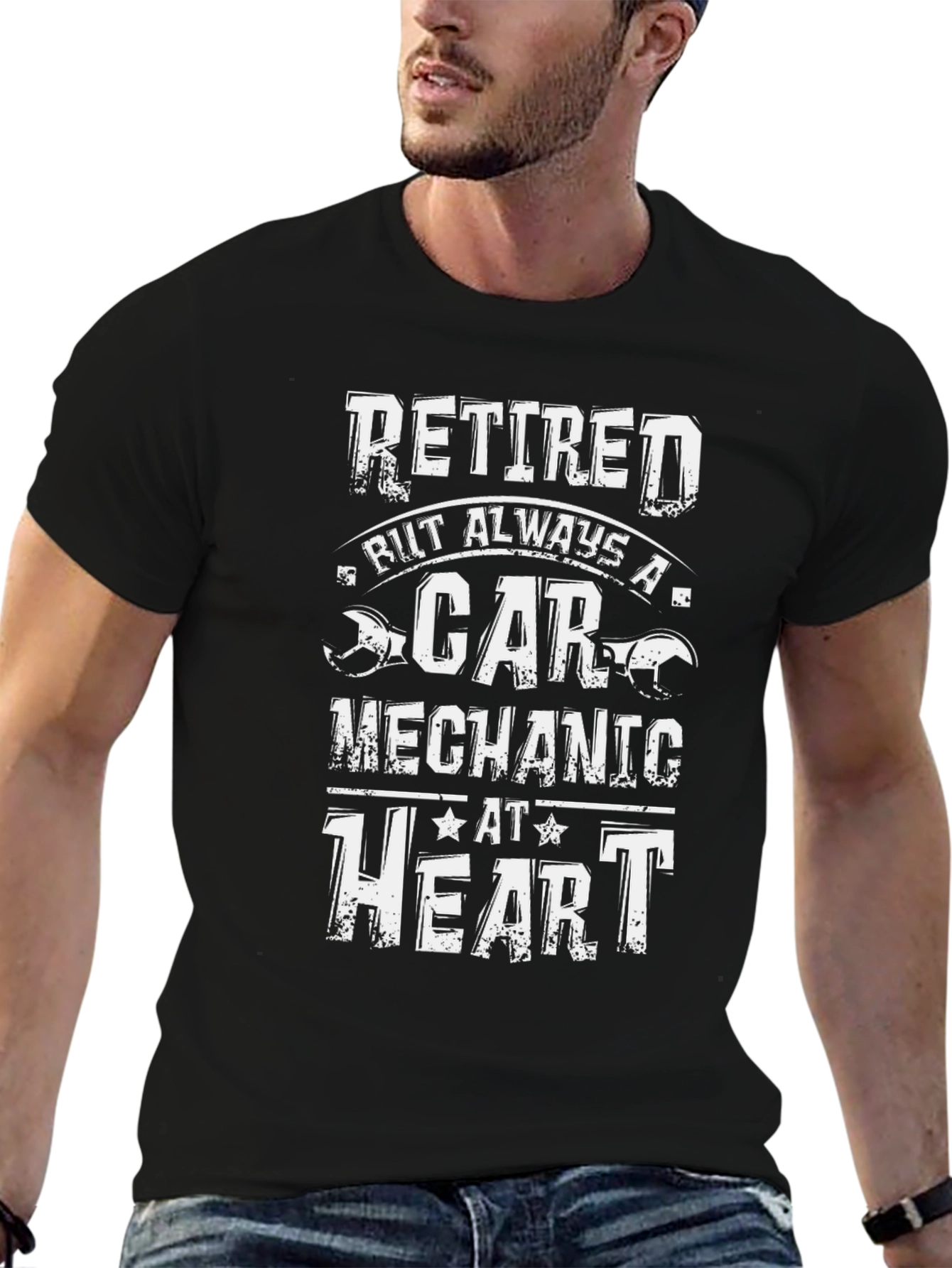 Retired Car Mechanic T-Shirt: Always at Heart