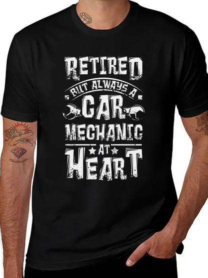 Retired Car Mechanic T-Shirt: Always at Heart