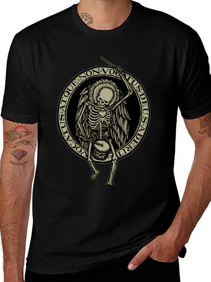 Skeleton Drummer Graphic Tee