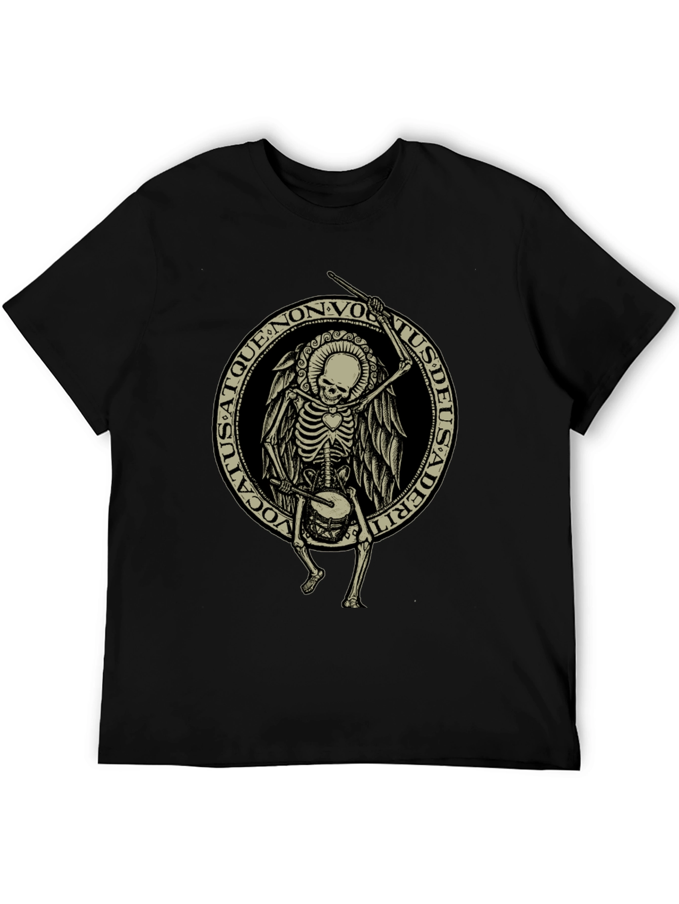 Skeleton Drummer Graphic Tee