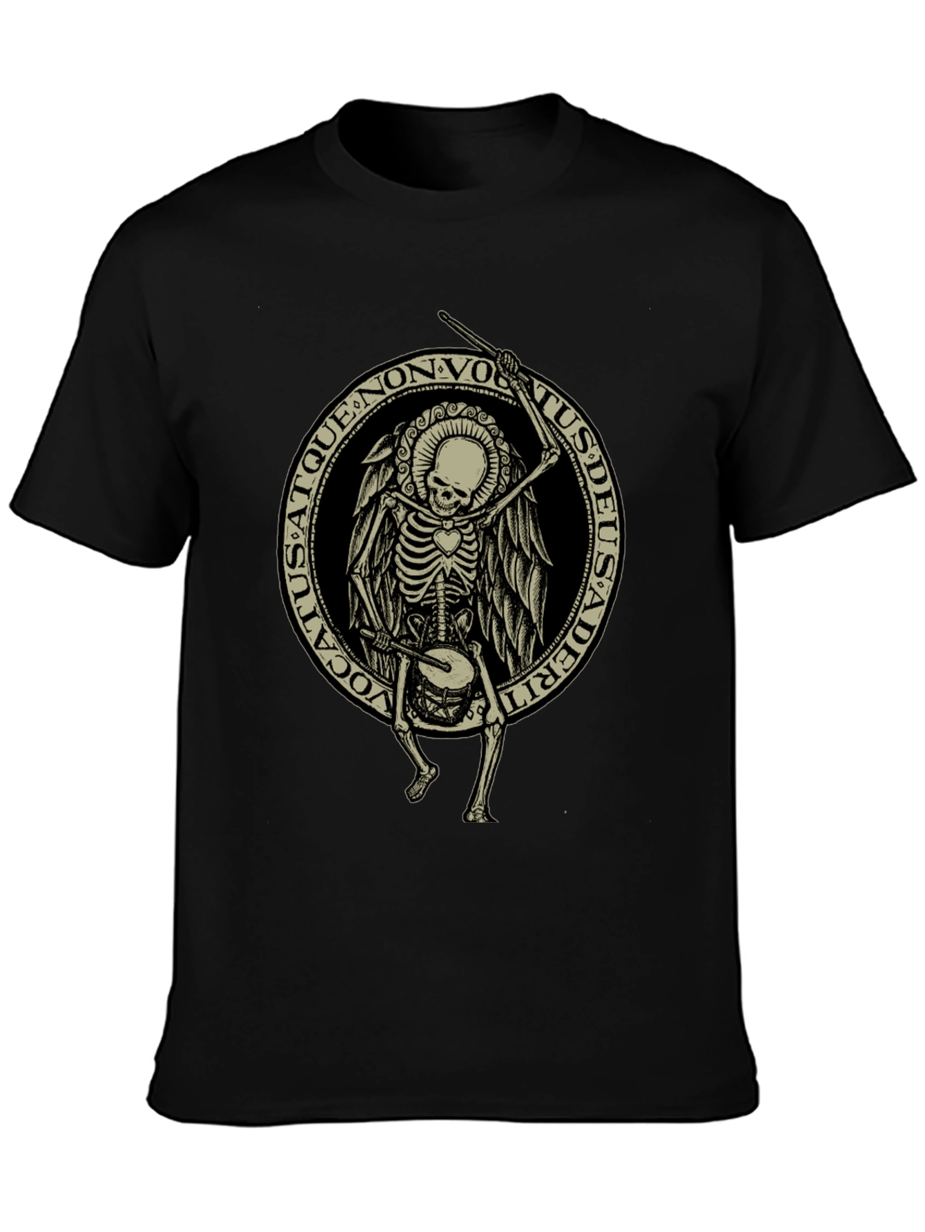 Skeleton Drummer Graphic Tee