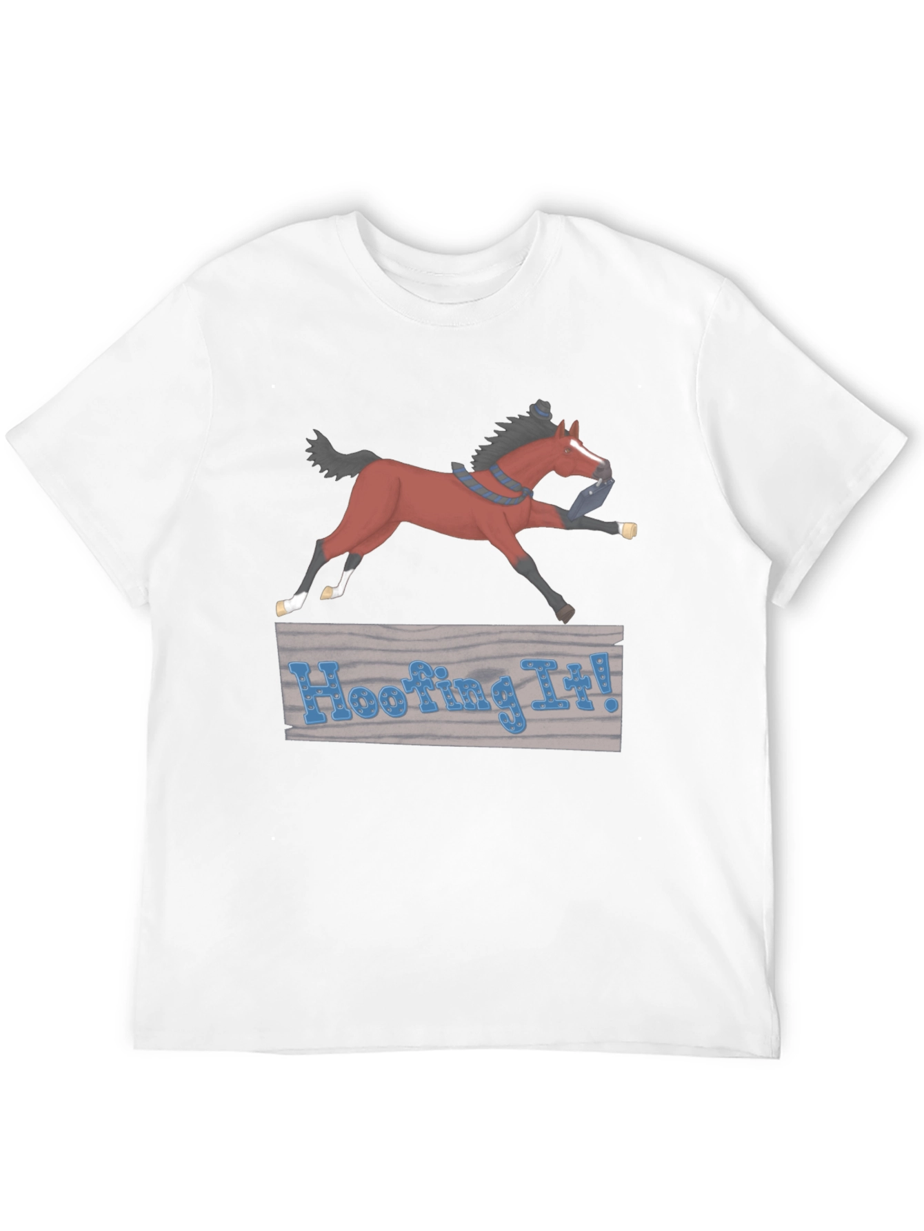 Hoofing It! Horse Graphic T-Shirt