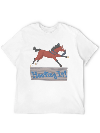 Hoofing It! Horse Graphic T-Shirt