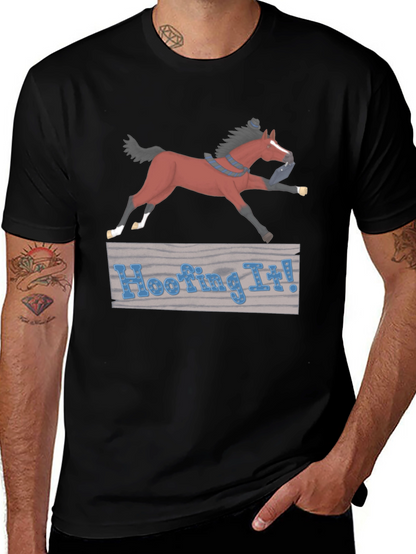 Hoofing It! Horse Graphic T-Shirt