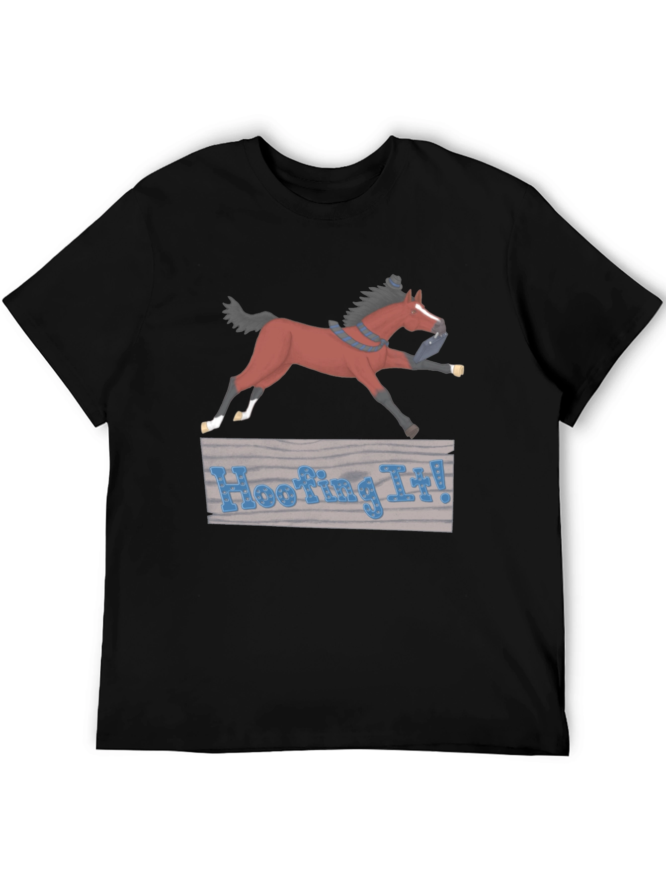 Hoofing It! Horse Graphic T-Shirt