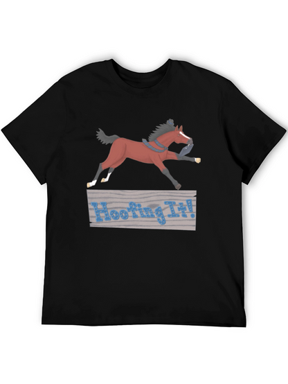 Hoofing It! Horse Graphic T-Shirt