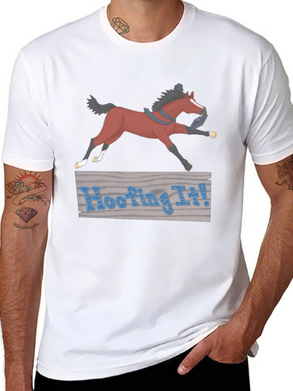 Hoofing It! Horse Graphic T-Shirt
