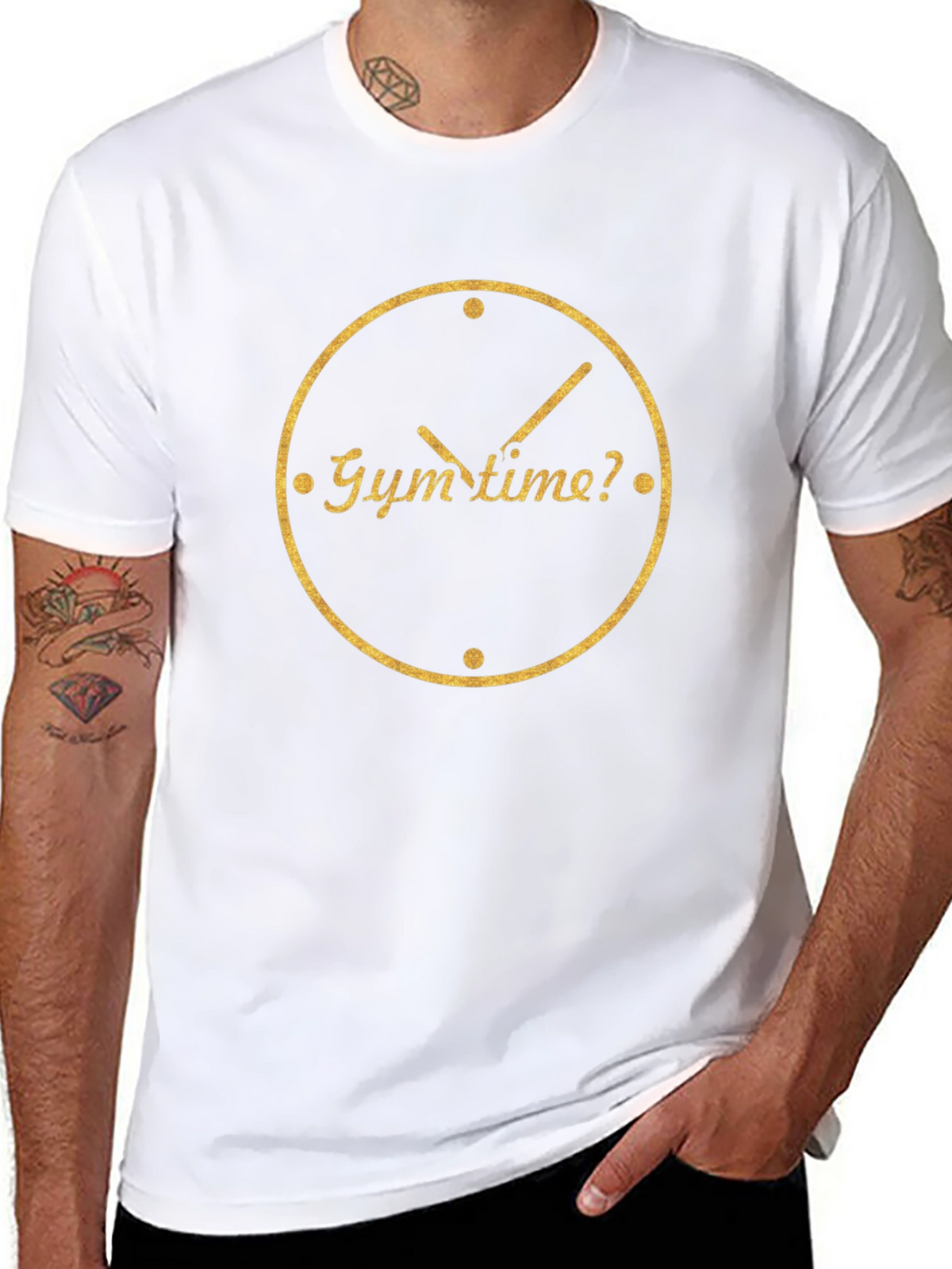 Gym Time Graphic Tee - Workout Motivation