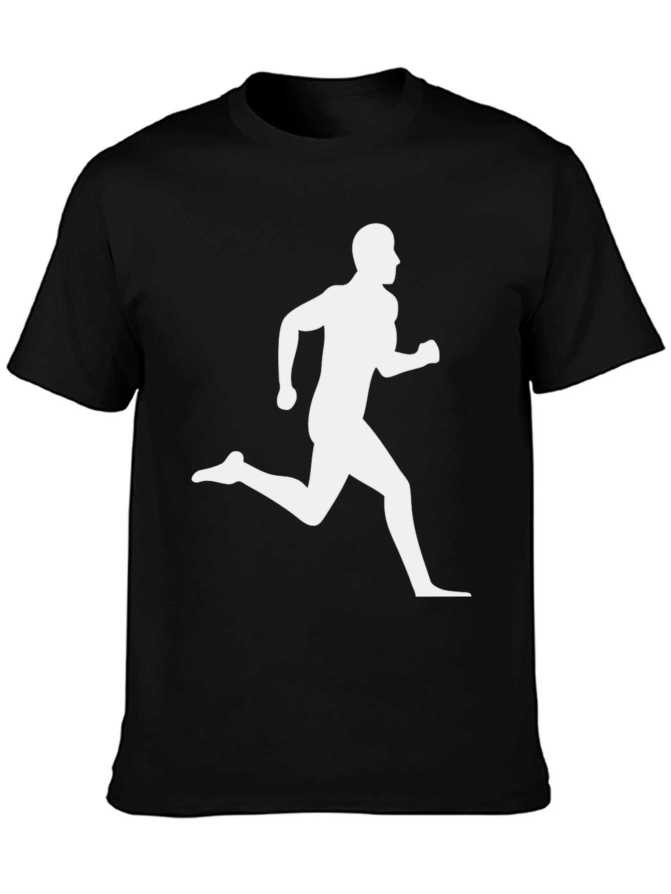 Runner Graphic Black T-Shirt - Athletic Style