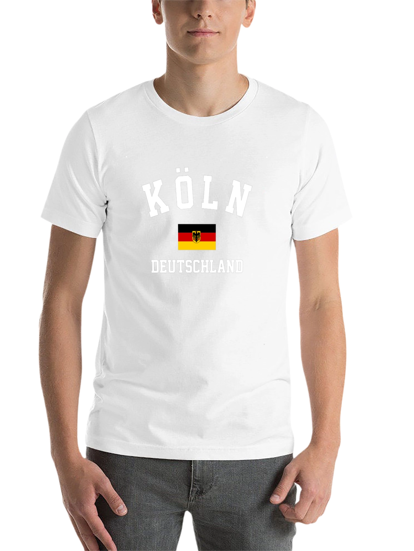Köln Deutschland Tee - Black T-Shirt