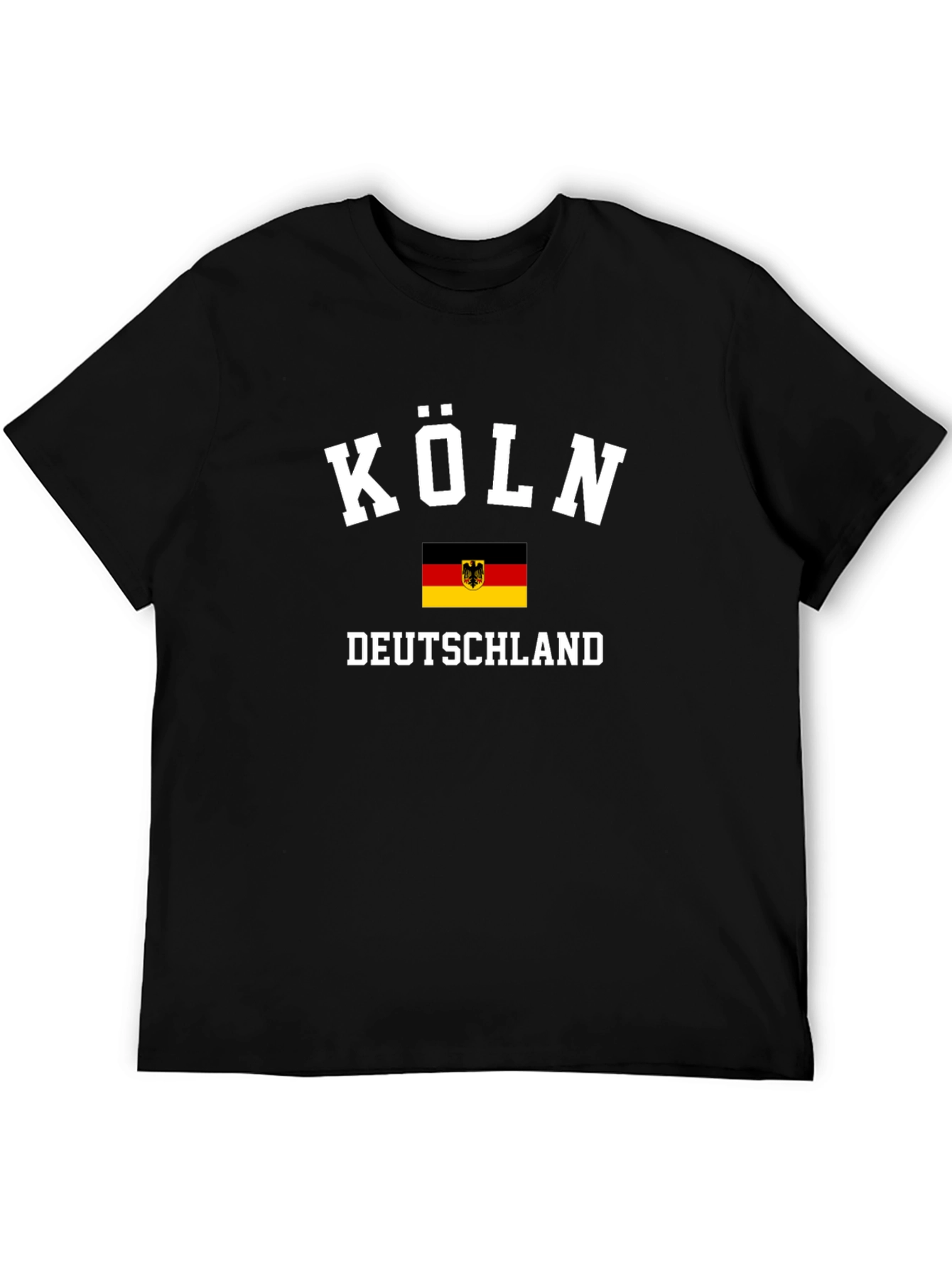 Köln Deutschland Tee - Black T-Shirt