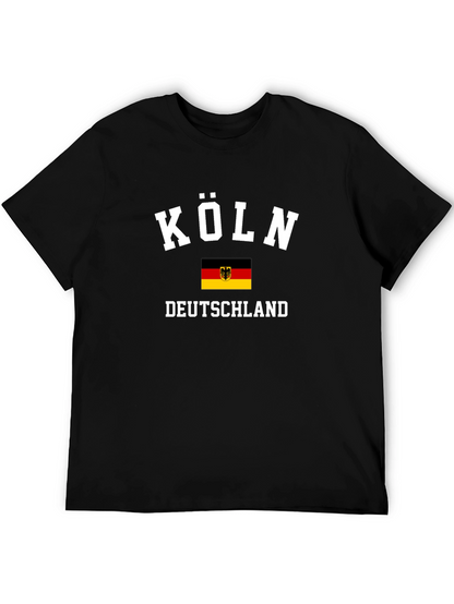 Köln Deutschland Tee - Black T-Shirt