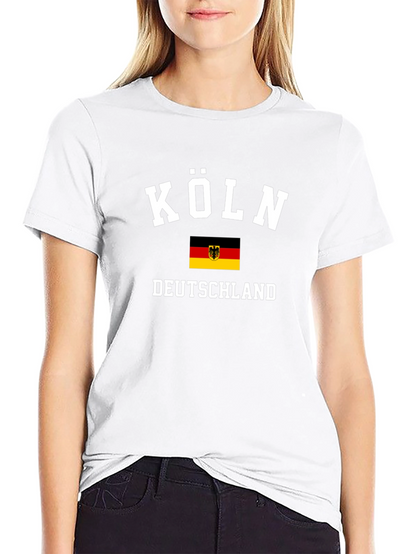 Köln Deutschland Tee - Black T-Shirt