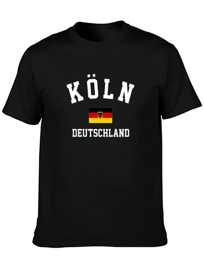 Köln Deutschland Tee - Black T-Shirt