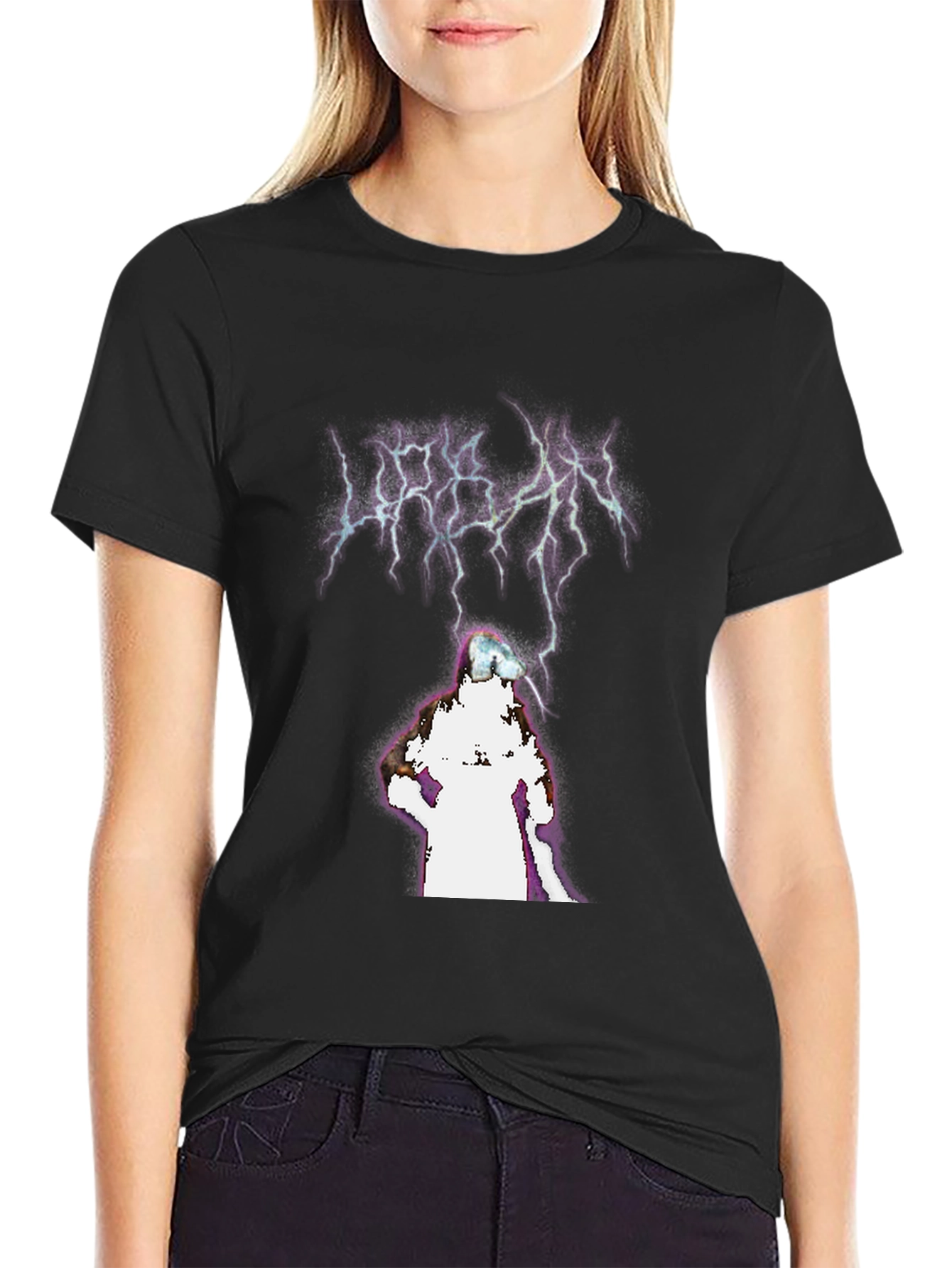 Urban Graphic Print Tee - Black