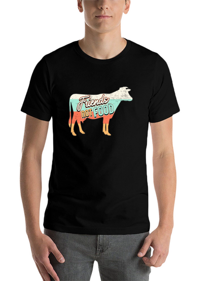 Friends Not Food Vegan Graphic T-Shirt