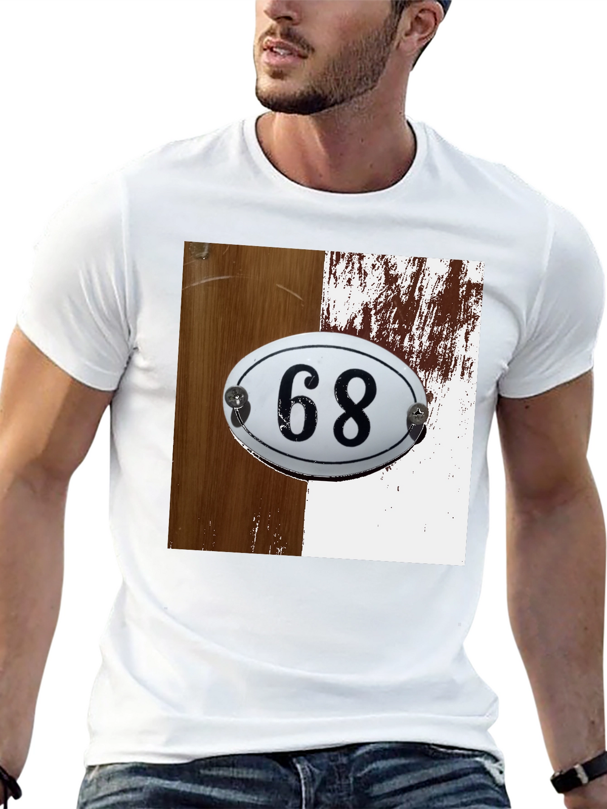 Number 68 Sign T-Shirt