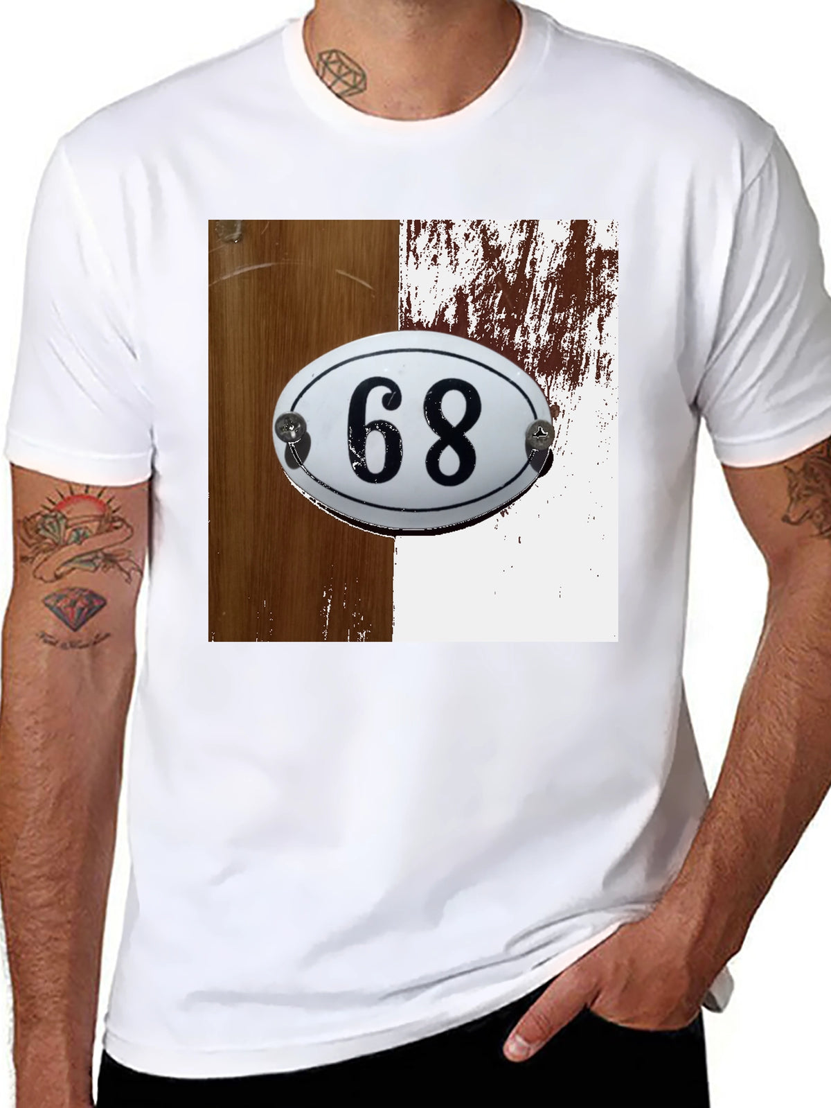 Number 68 Sign T-Shirt