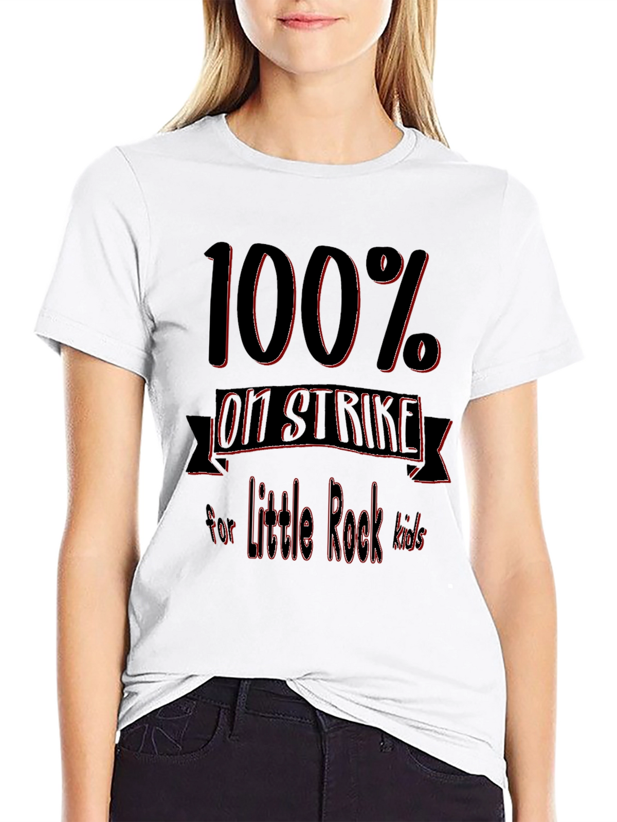 100% On Strike for Little Rock Kids T-Shirt