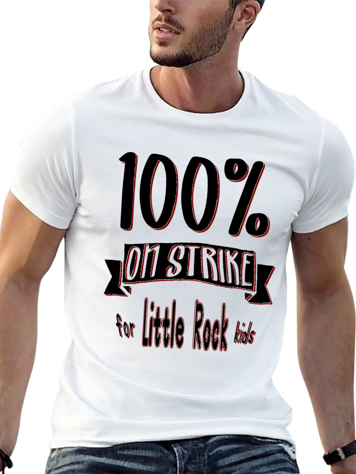 100% On Strike for Little Rock Kids T-Shirt