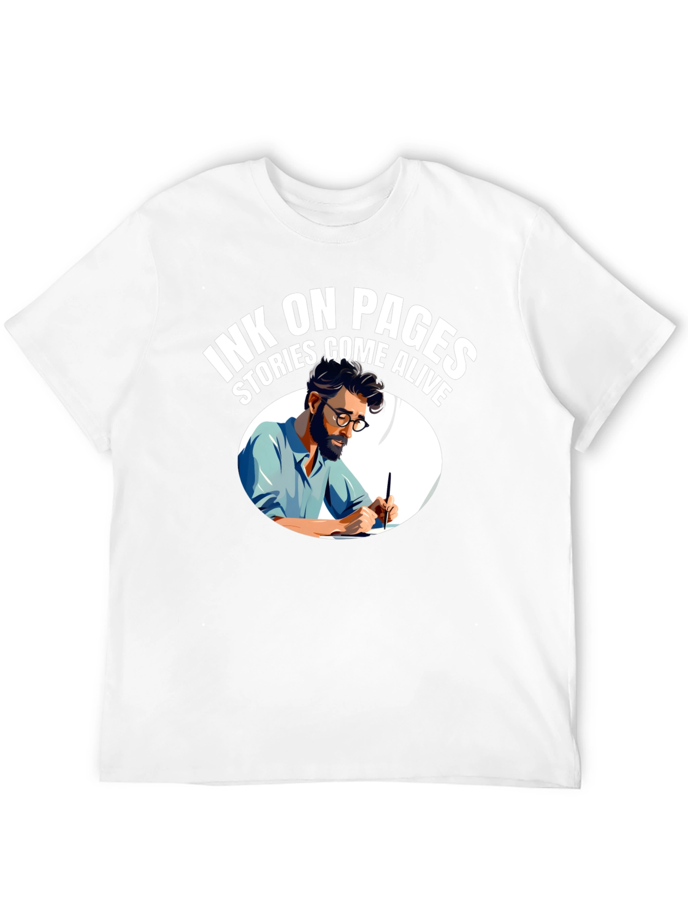 Ink On Pages T-Shirt - Stories Come Alive!