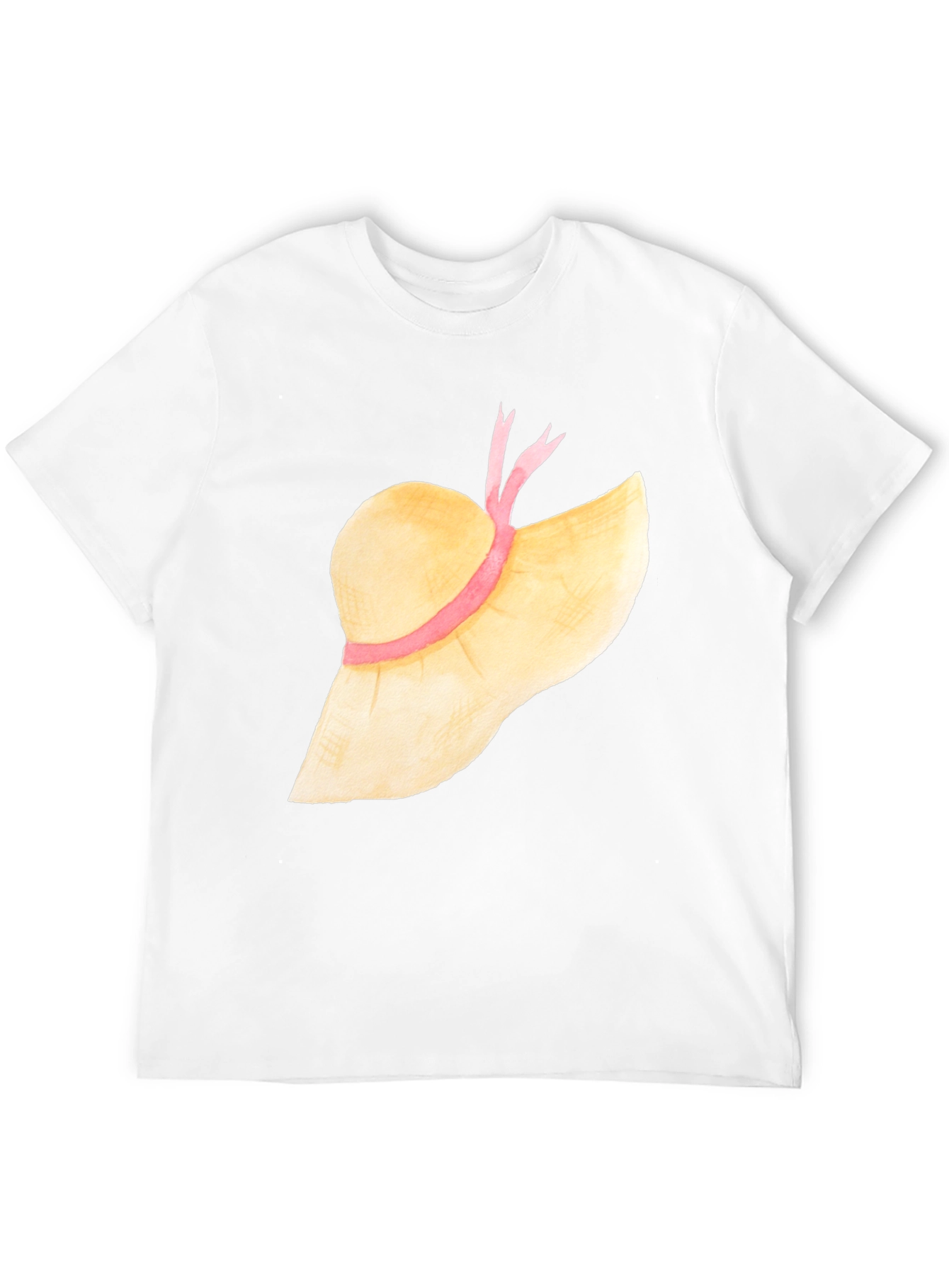 Sun Hat Graphic Tee - Stylish Summer T-Shirt
