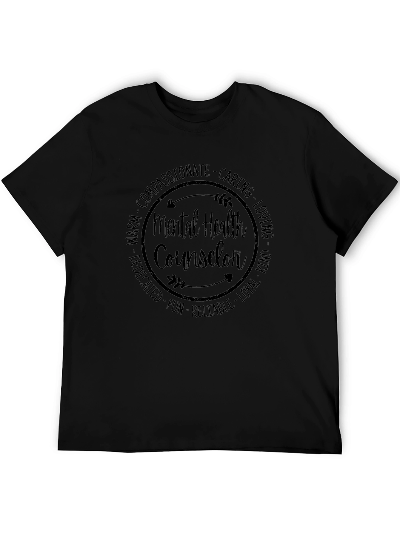 Mental Health Counselor T-Shirt: Compassionate Caring & Loving