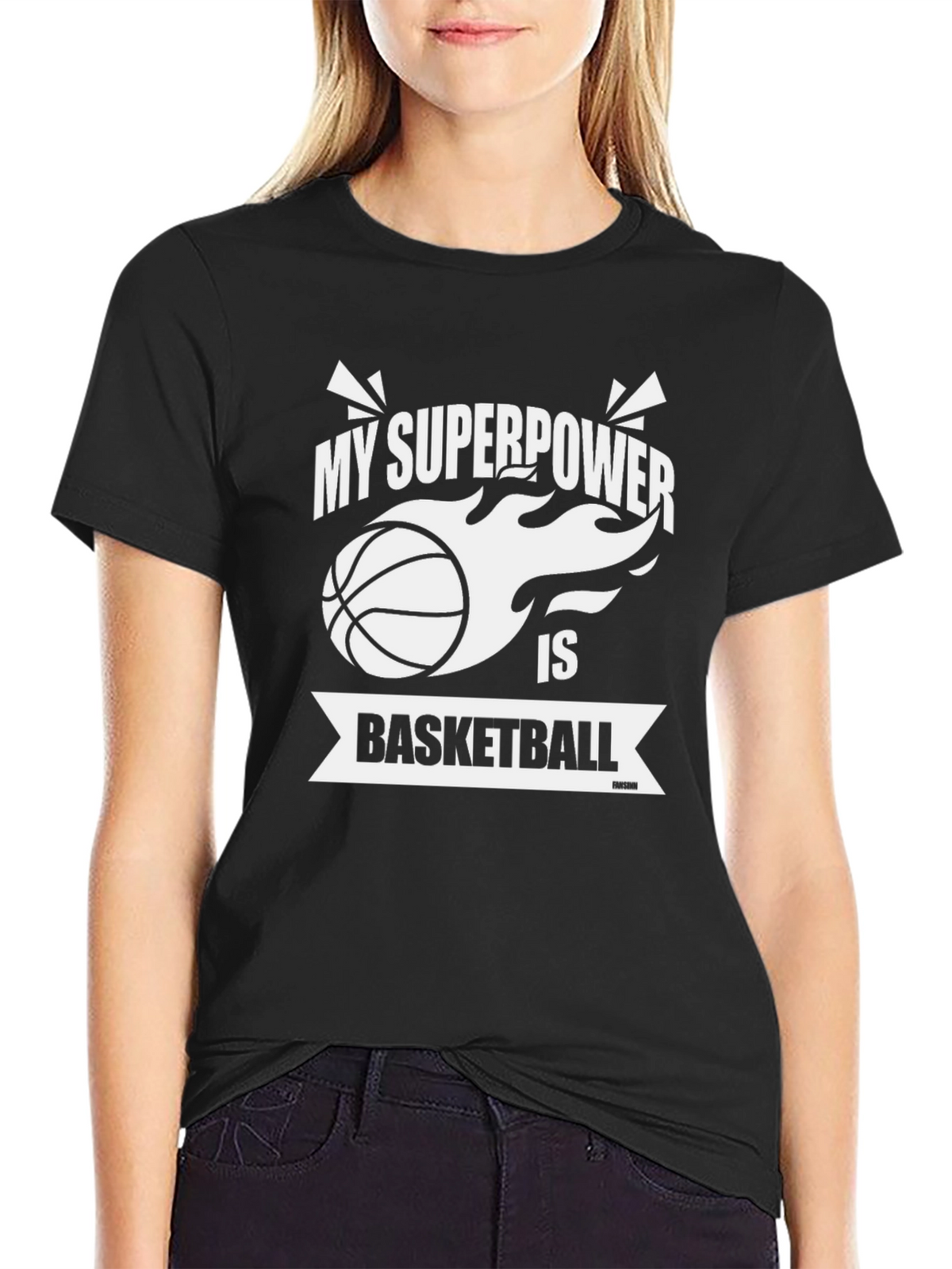 Basketball Superpower Graphic Tee