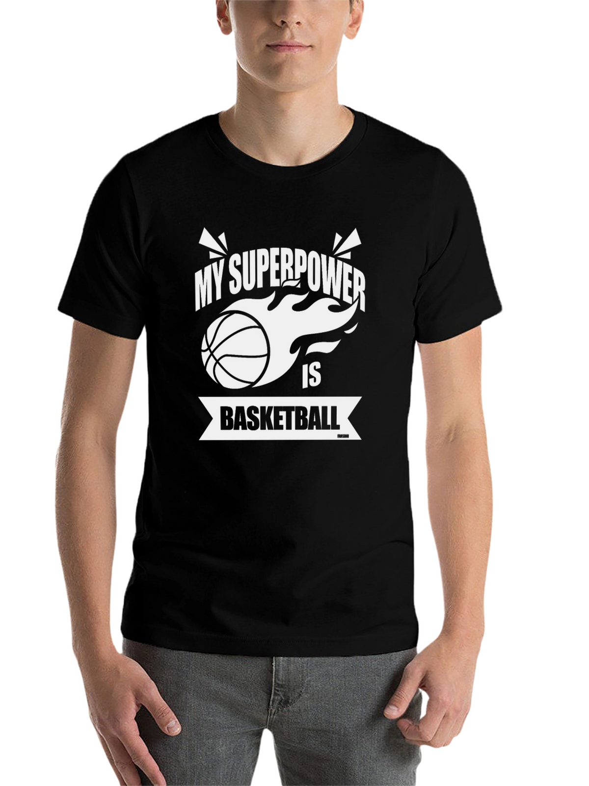 Basketball Superpower Graphic Tee
