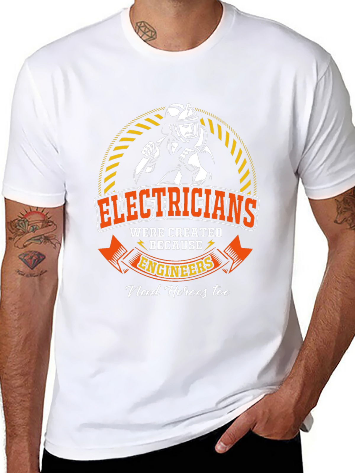 Electricians Engineers Hero T-Shirt