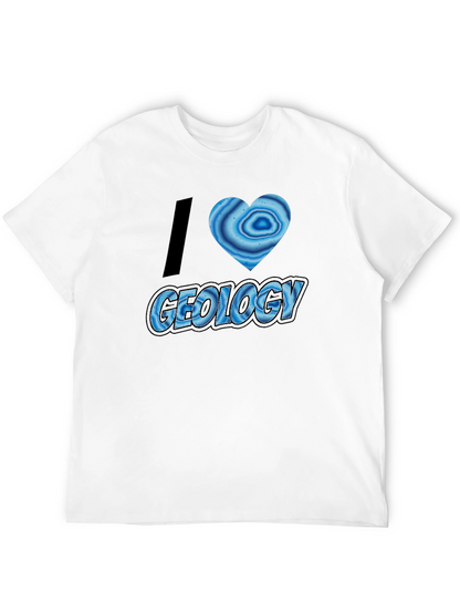 I Heart Geology T-Shirt - Black