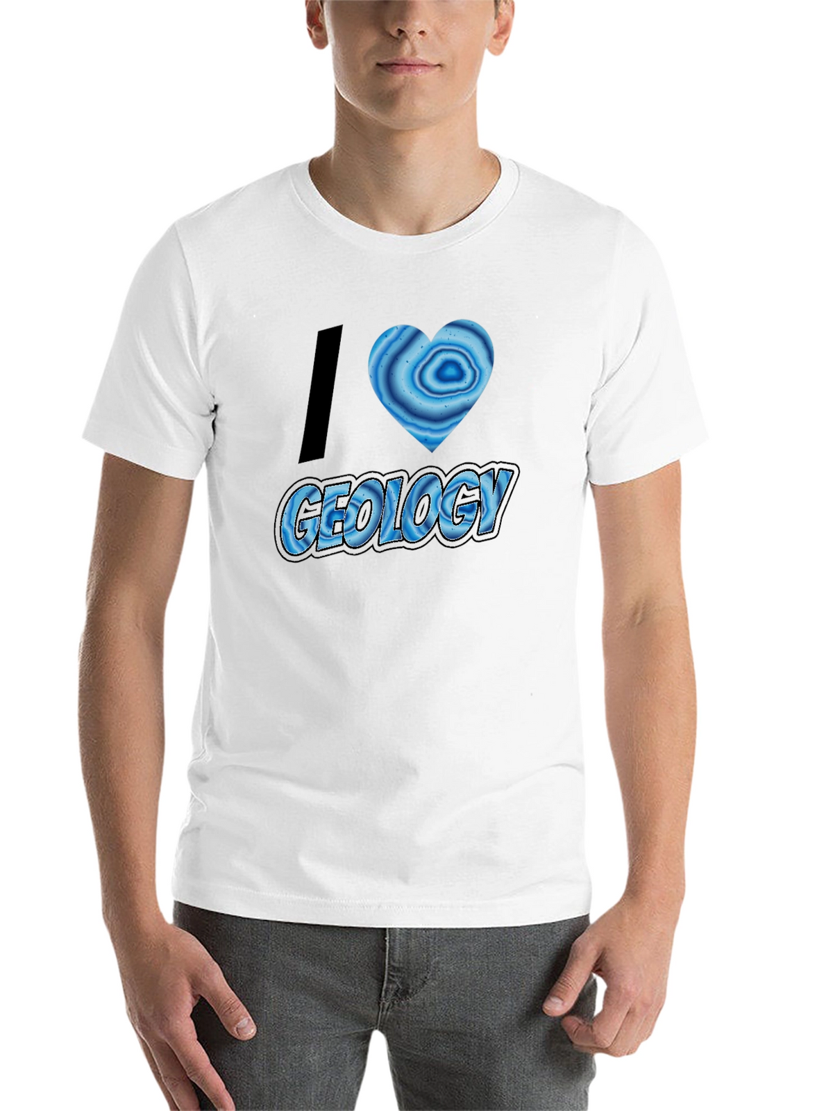 I Heart Geology T-Shirt - Black