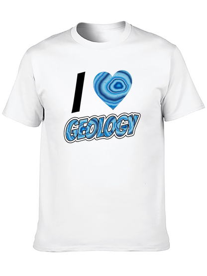I Heart Geology T-Shirt - Black