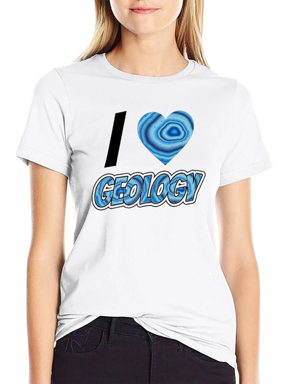 I Heart Geology T-Shirt - Black