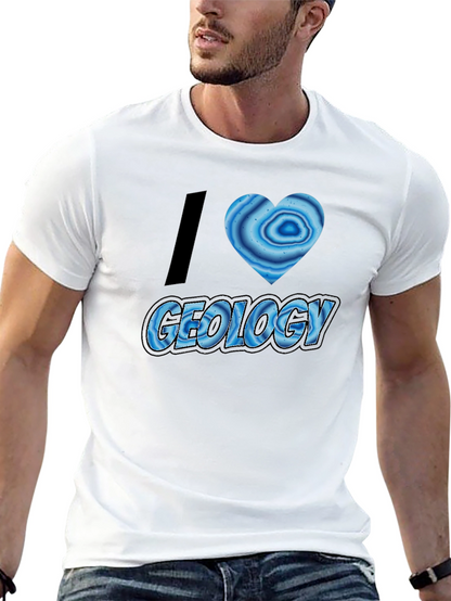 I Heart Geology T-Shirt - Black