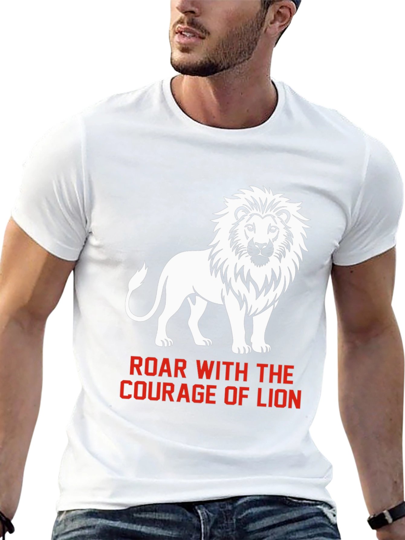 Courage of Lion Graphic T-Shirt