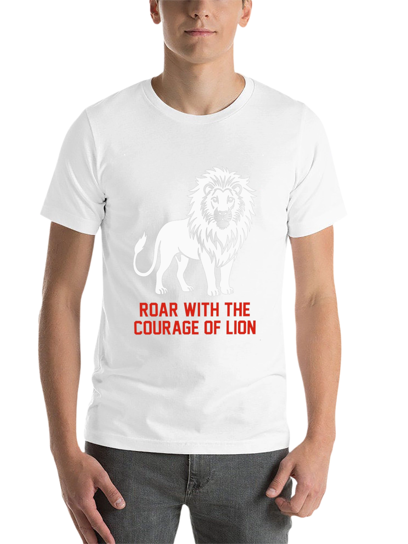 Courage of Lion Graphic T-Shirt