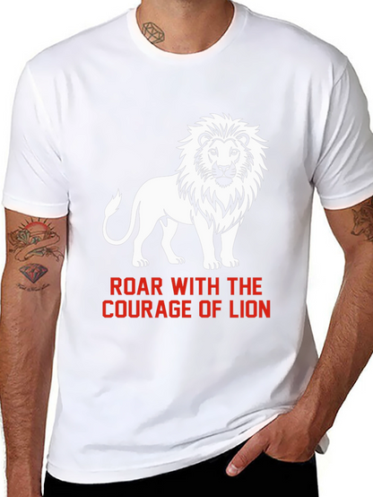 Courage of Lion Graphic T-Shirt