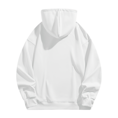 Blessed Are The Peacemakers Letter White Hoodie, Gentle Cozy Faith Pullover Unisex