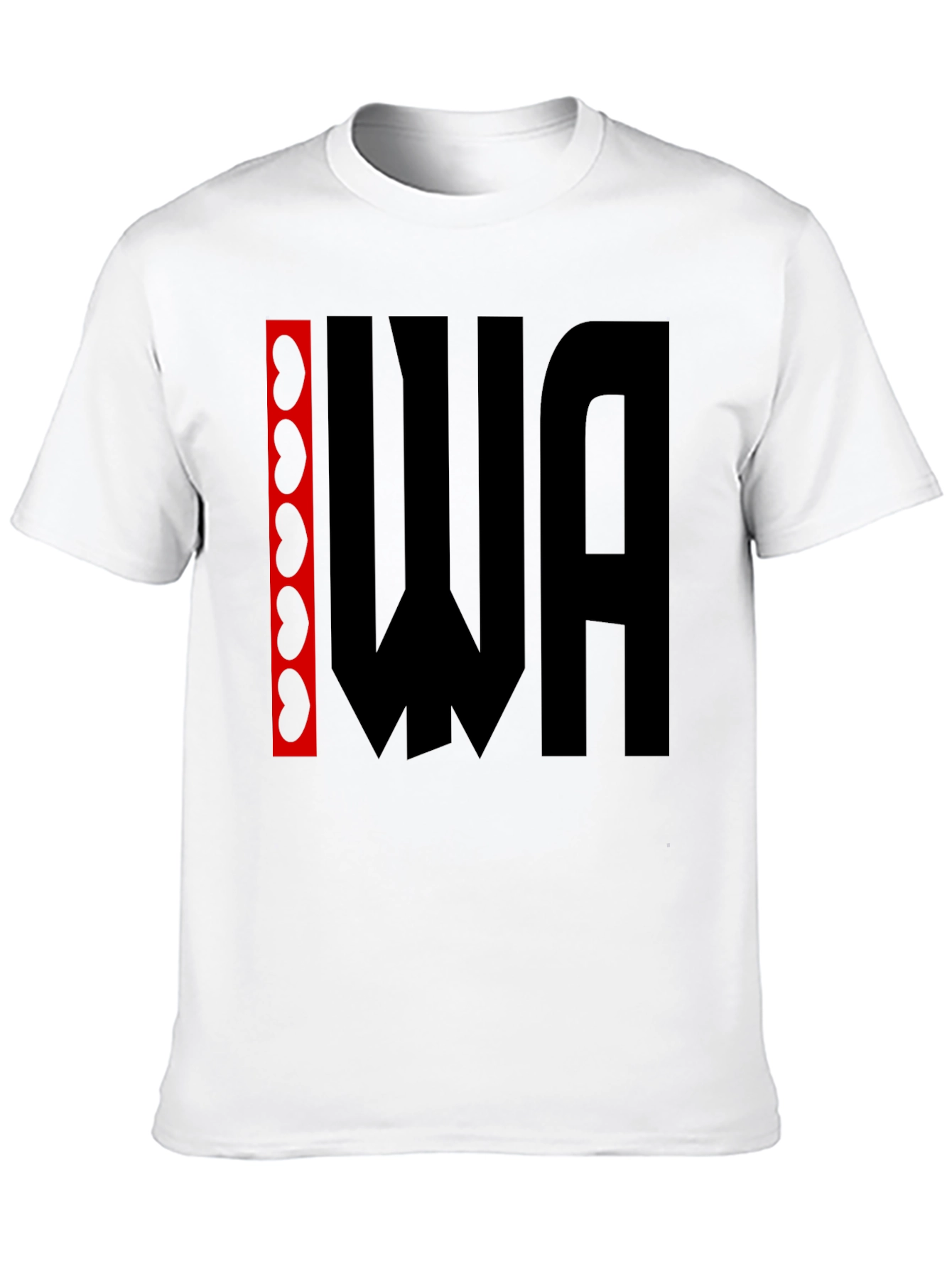 Kidney WA Graphic Tee - Black Cotton T-Shirt